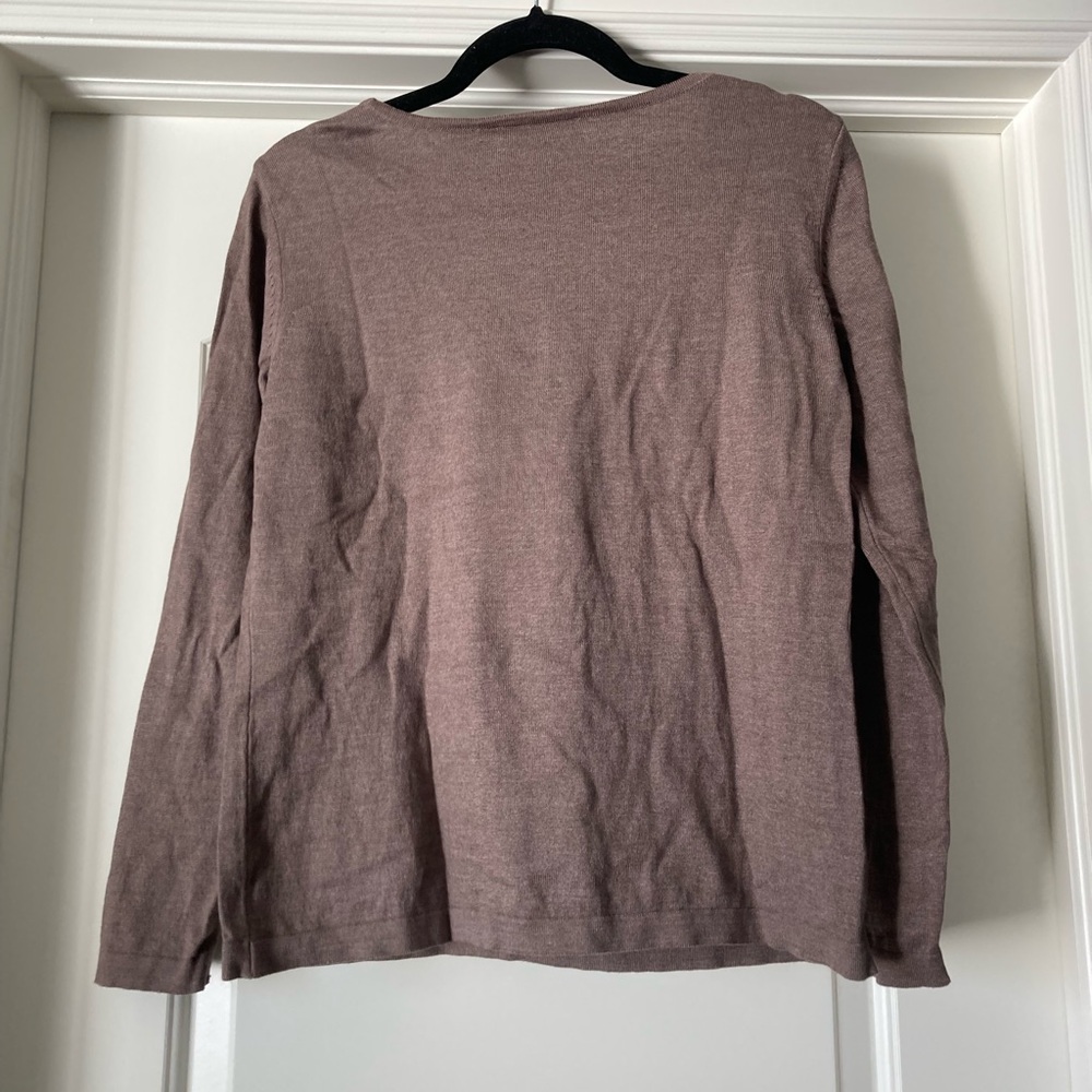 Light Brown Two-Piece Sweater Set - Picture 3 of 7
